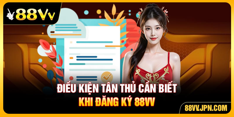  Điều kiện tân thủ cần biết khi đăng ký 88VV